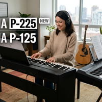 بررسی Yamaha P-225؛ مقایسه با پیانو دیجیتال P-125