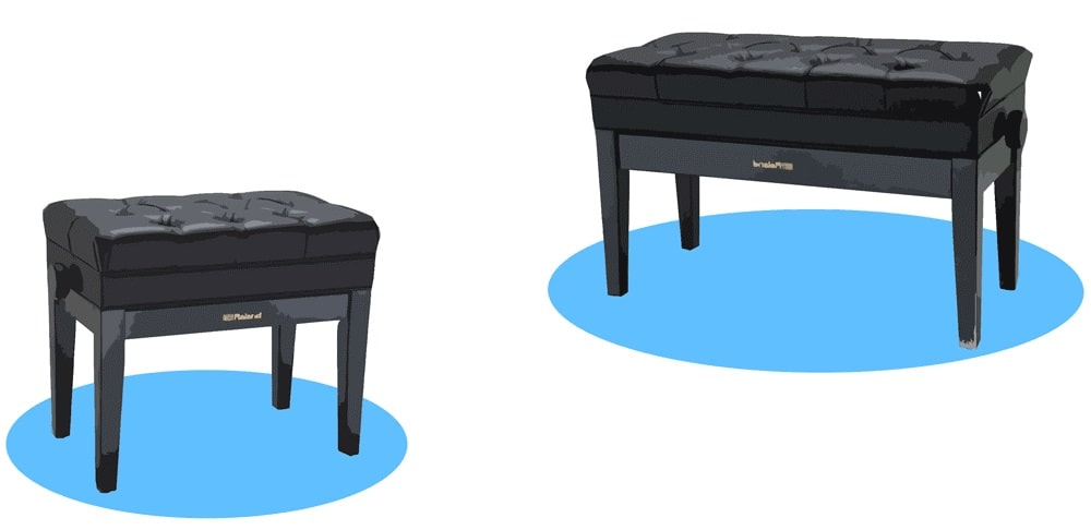 صندلی های دو نفره پیانو