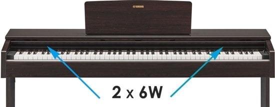بلند گوهای داخلی  پیانو یاماها مدل YDP-105