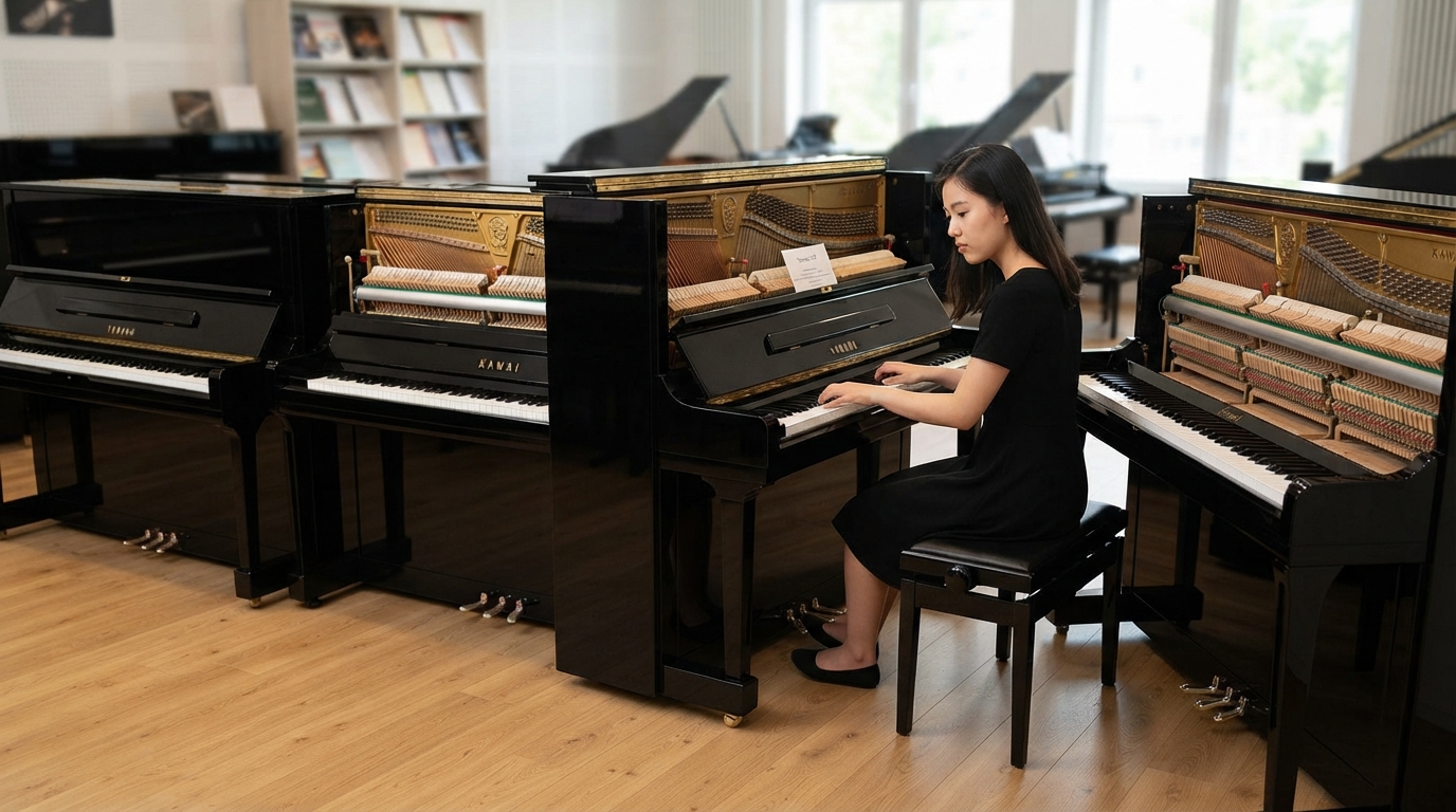 بهترین روش برای انتخاب بین Yamaha و Kawai